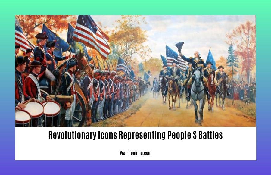 revolutionary icons representing people s battles