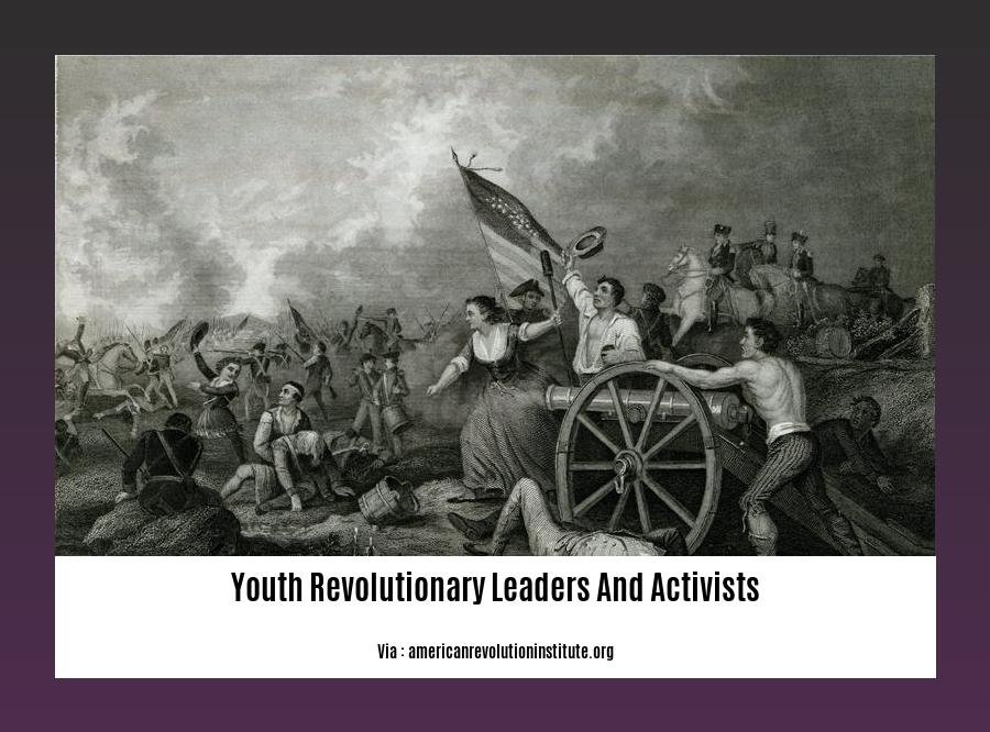 youth revolutionary leaders and activists